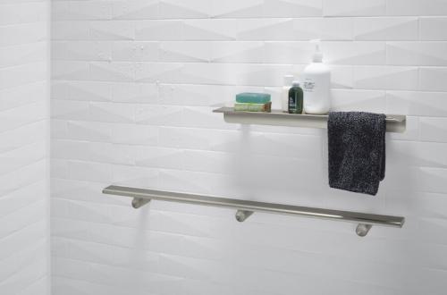 Grab Bars White Brick